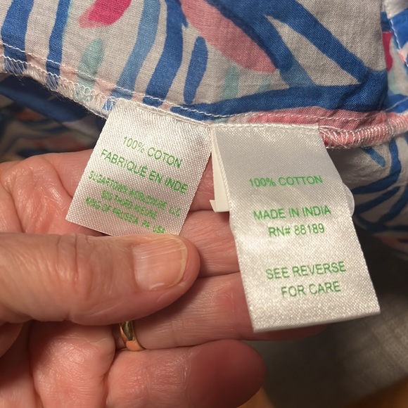 Lilly Pulitzer Red Right Return dress Sanibel RRR XL - Picture 9 of 10